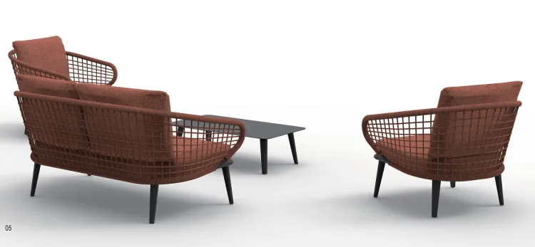 Hliníková stolička