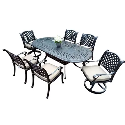 Jedálenské súpravy z liateho hliníka